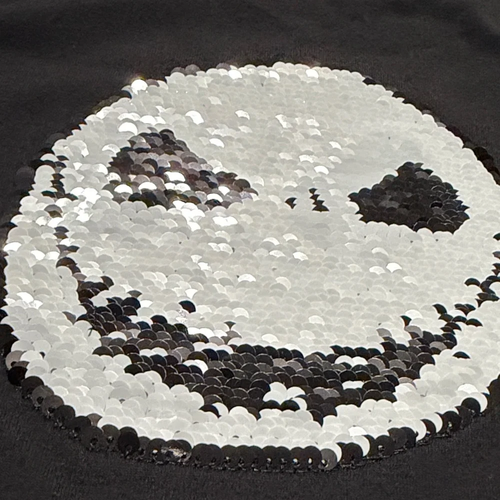 Disney Black T-Shirt with Skull Design